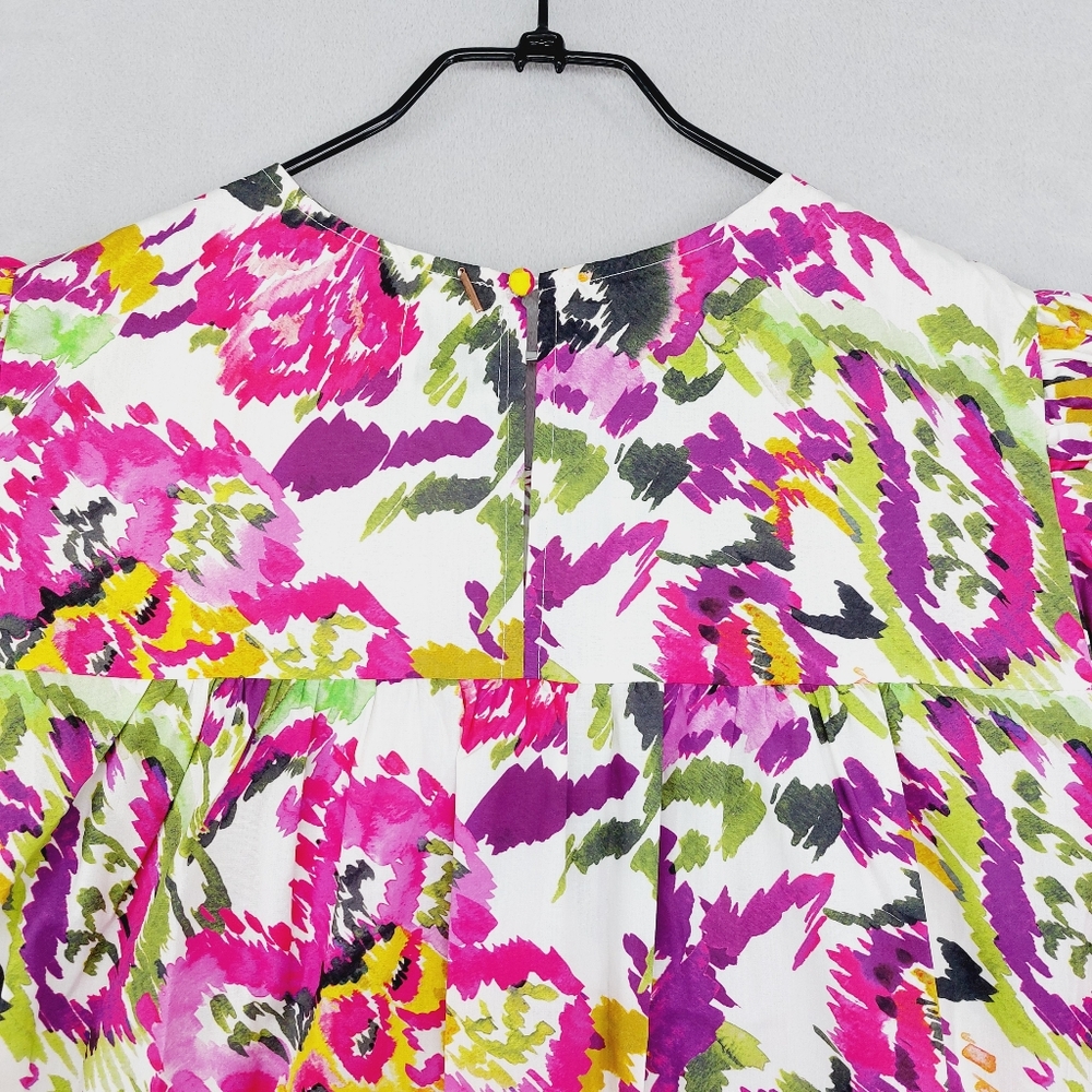 NEW Misa Emilia Pink Floral Summer Barbie Mini Dress P3188 - Picture 7 of 11